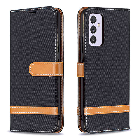 Funda de Cuero Cartera con Soporte Carcasa B16F para Samsung Galaxy A34 5G Negro