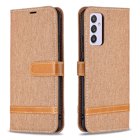 Funda de Cuero Cartera con Soporte Carcasa B16F para Samsung Galaxy A34 5G Oro