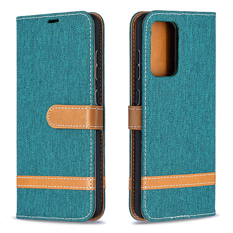 Funda de Cuero Cartera con Soporte Carcasa B16F para Samsung Galaxy A52s 5G Verde