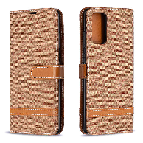 Funda de Cuero Cartera con Soporte Carcasa B16F para Samsung Galaxy Note 20 5G Oro