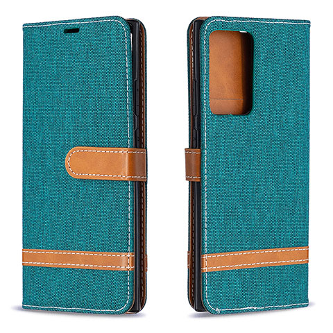 Funda de Cuero Cartera con Soporte Carcasa B16F para Samsung Galaxy Note 20 Ultra 5G Verde