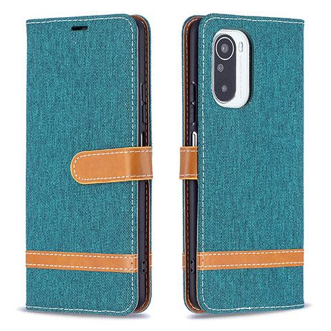 Funda de Cuero Cartera con Soporte Carcasa B16F para Xiaomi Mi 11X Pro 5G Verde