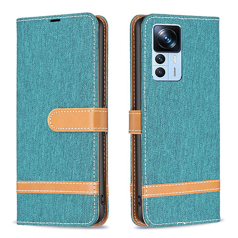 Funda de Cuero Cartera con Soporte Carcasa B16F para Xiaomi Redmi K50 Ultra 5G Verde