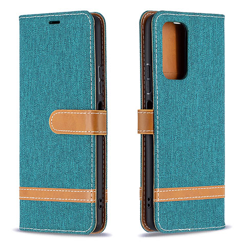 Funda de Cuero Cartera con Soporte Carcasa B16F para Xiaomi Redmi Note 10 Pro Max Verde