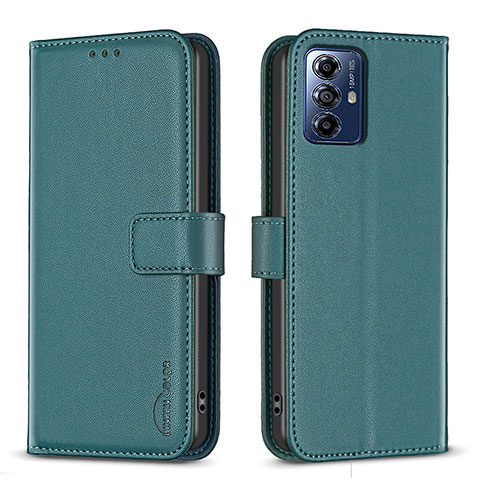 Funda de Cuero Cartera con Soporte Carcasa B17F para Motorola Moto G Play (2023) Verde