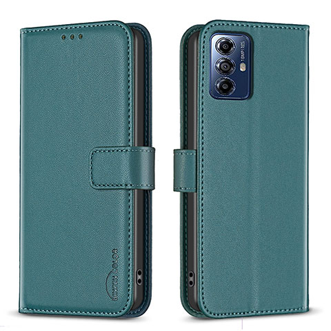 Funda de Cuero Cartera con Soporte Carcasa B17F para Motorola Moto G Power (2022) Verde