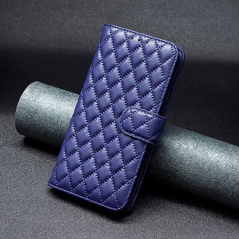 Funda de Cuero Cartera con Soporte Carcasa B19F para Nokia C12 Azul