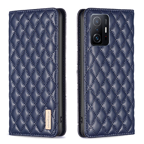 Funda de Cuero Cartera con Soporte Carcasa B19F para Xiaomi Mi 11T Pro 5G Azul