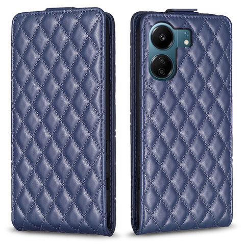 Funda de Cuero Cartera con Soporte Carcasa B20F para Xiaomi Redmi 13C Azul