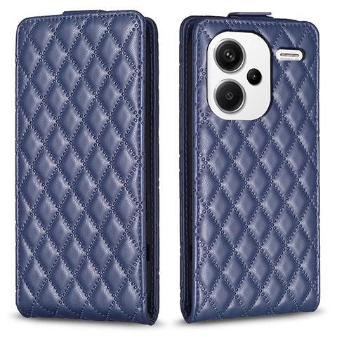 Funda de Cuero Cartera con Soporte Carcasa B20F para Xiaomi Redmi Note 13 Pro+ Plus 5G Azul