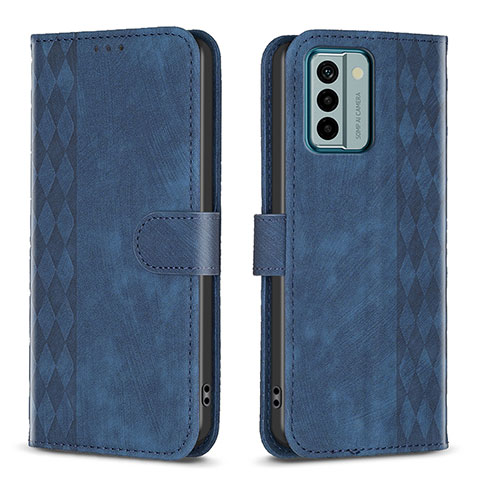 Funda de Cuero Cartera con Soporte Carcasa B21F para Nokia G22 Azul