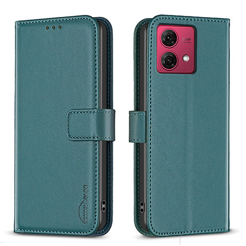 Funda de Cuero Cartera con Soporte Carcasa B22F para Motorola Moto G84 5G Verde