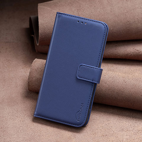 Funda de Cuero Cartera con Soporte Carcasa B22F para Oppo A96 5G Azul