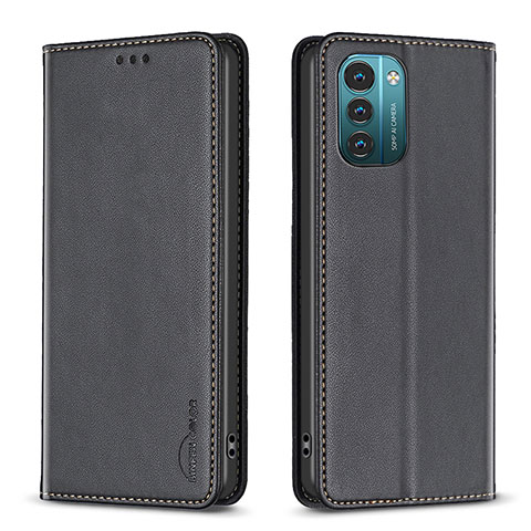 Funda de Cuero Cartera con Soporte Carcasa B23F para Nokia G11 Negro