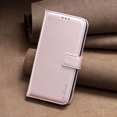 Funda de Cuero Cartera con Soporte Carcasa B23F para Xiaomi Mi 14 Pro 5G Oro Rosa