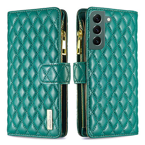 Funda de Cuero Cartera con Soporte Carcasa BF1 para Samsung Galaxy S23 5G Verde