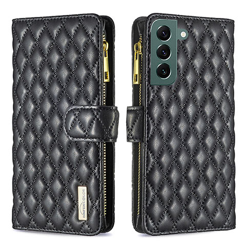 Funda de Cuero Cartera con Soporte Carcasa BF1 para Samsung Galaxy S24 5G Negro