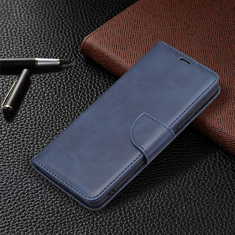 Funda de Cuero Cartera con Soporte Carcasa BF1 para Xiaomi Redmi Note 10 Pro 4G Azul