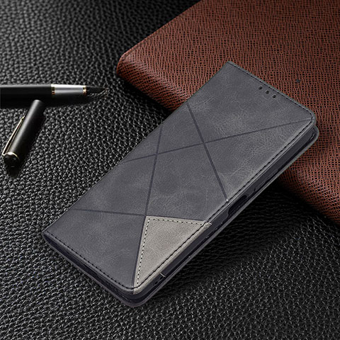 Funda de Cuero Cartera con Soporte Carcasa BF5 para Xiaomi Redmi Note 10 Pro Max Negro