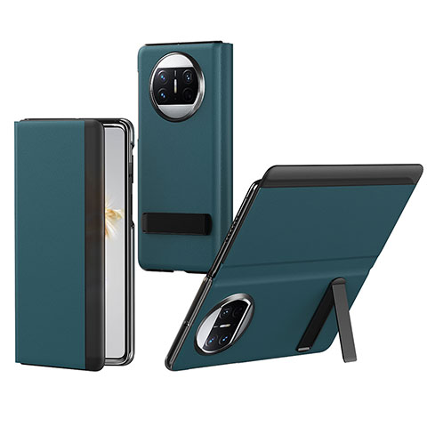 Funda de Cuero Cartera con Soporte Carcasa BH2 para Huawei Mate X3 Verde