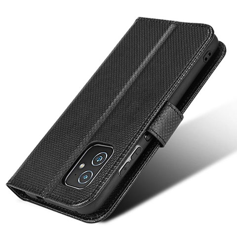 Funda de Cuero Cartera con Soporte Carcasa BY1 para Asus ZenFone 8 Mini Negro