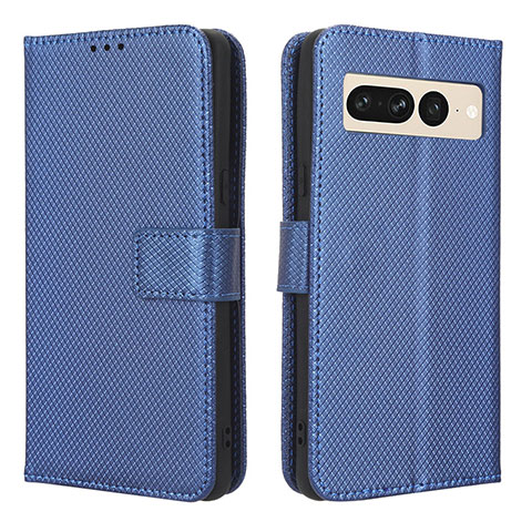 Funda de Cuero Cartera con Soporte Carcasa BY1 para Google Pixel 7 Pro 5G Azul