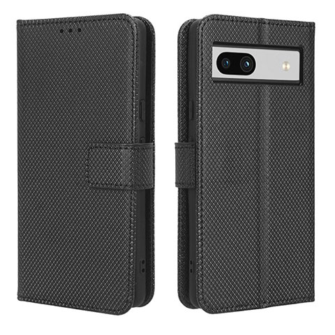 Funda de Cuero Cartera con Soporte Carcasa BY1 para Google Pixel 7a 5G Negro