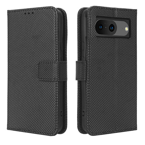 Funda de Cuero Cartera con Soporte Carcasa BY1 para Google Pixel 8 5G Negro