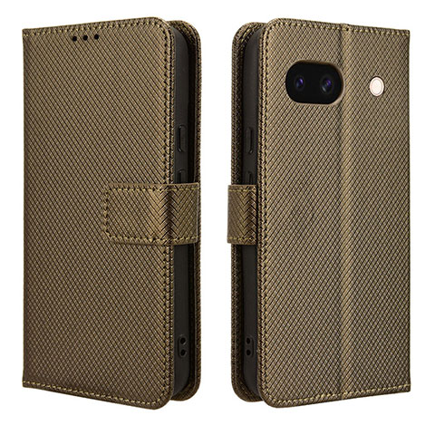 Funda de Cuero Cartera con Soporte Carcasa BY1 para Google Pixel 8a 5G Marron