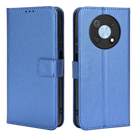 Funda de Cuero Cartera con Soporte Carcasa BY1 para Huawei Enjoy 50 Pro Azul