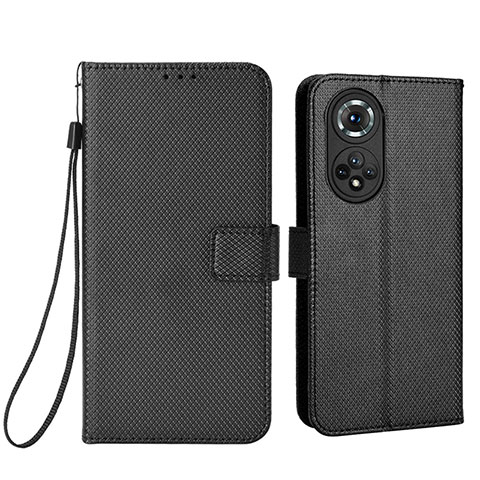 Funda de Cuero Cartera con Soporte Carcasa BY1 para Huawei Honor 50 Pro 5G Negro