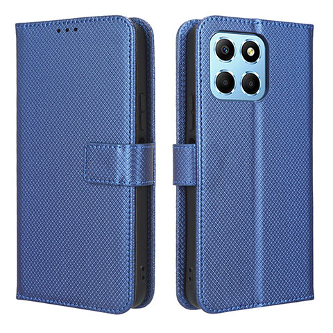 Funda de Cuero Cartera con Soporte Carcasa BY1 para Huawei Honor 70 Lite 5G Azul