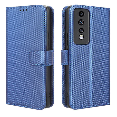 Funda de Cuero Cartera con Soporte Carcasa BY1 para Huawei Honor 80 GT 5G Azul