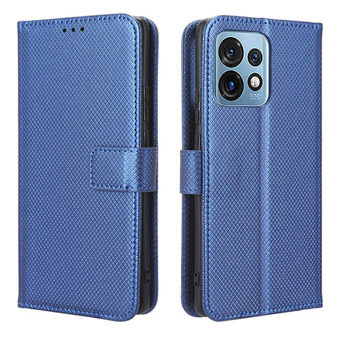 Funda de Cuero Cartera con Soporte Carcasa BY1 para Motorola Moto Edge 40 Pro 5G Azul