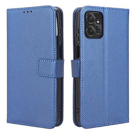 Funda de Cuero Cartera con Soporte Carcasa BY1 para Motorola Moto G Power 5G (2023) Azul