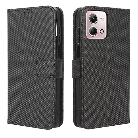 Funda de Cuero Cartera con Soporte Carcasa BY1 para Motorola Moto G Stylus (2023) 5G Negro