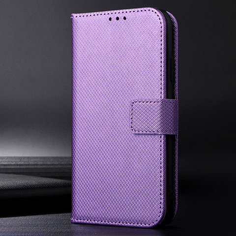 Funda de Cuero Cartera con Soporte Carcasa BY1 para Nokia C30 Morado