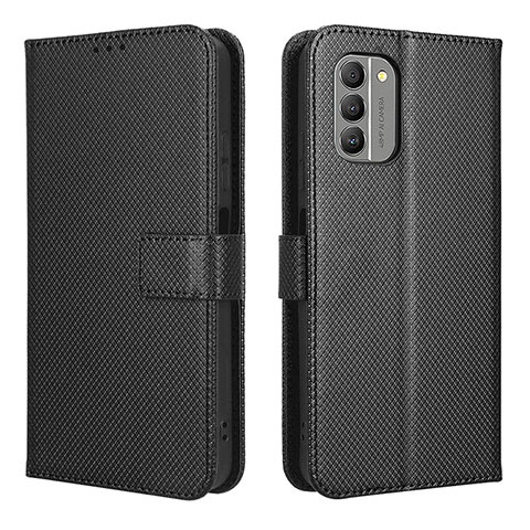 Funda de Cuero Cartera con Soporte Carcasa BY1 para Nokia G400 5G Negro