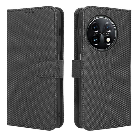 Funda de Cuero Cartera con Soporte Carcasa BY1 para OnePlus Ace 2 5G Negro