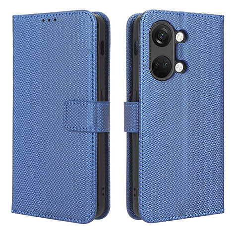 Funda de Cuero Cartera con Soporte Carcasa BY1 para OnePlus Ace 2V 5G Azul