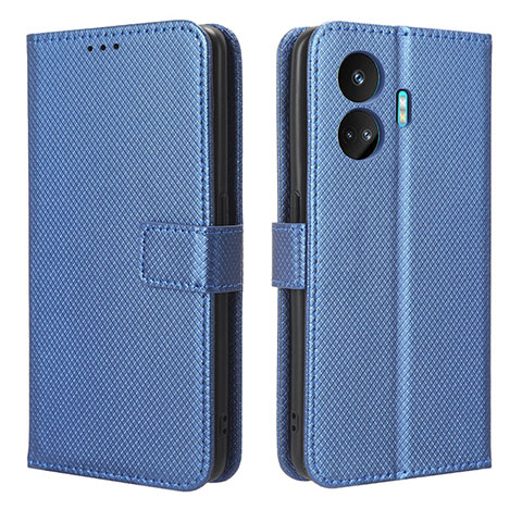 Funda de Cuero Cartera con Soporte Carcasa BY1 para Realme GT Neo5 SE 5G Azul