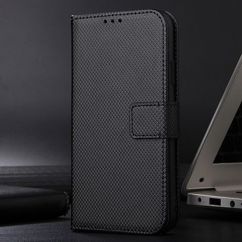 Funda de Cuero Cartera con Soporte Carcasa BY1 para Samsung Galaxy A01 Core Negro