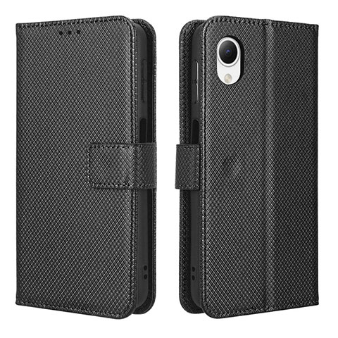 Funda de Cuero Cartera con Soporte Carcasa BY1 para Samsung Galaxy A23e 5G Negro