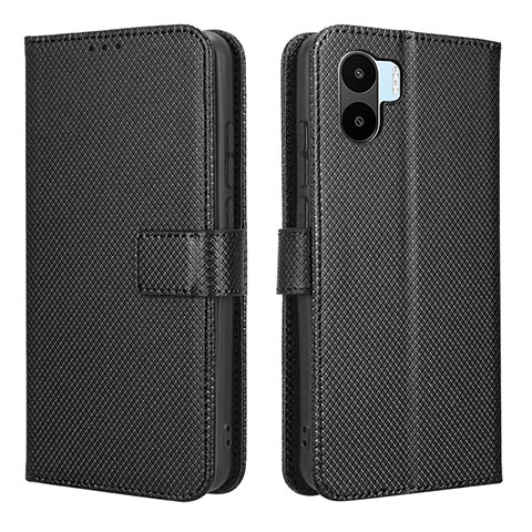 Funda de Cuero Cartera con Soporte Carcasa BY1 para Xiaomi Poco C50 Negro