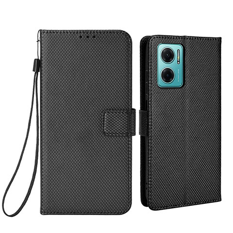 Funda de Cuero Cartera con Soporte Carcasa BY1 para Xiaomi Redmi 10 5G Negro