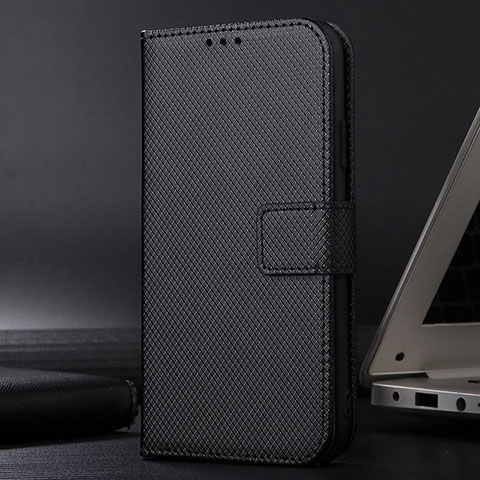 Funda de Cuero Cartera con Soporte Carcasa BY1 para Xiaomi Redmi 10 Power Negro