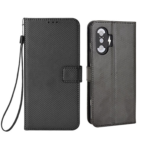 Funda de Cuero Cartera con Soporte Carcasa BY1 para Xiaomi Redmi K40 Gaming 5G Negro