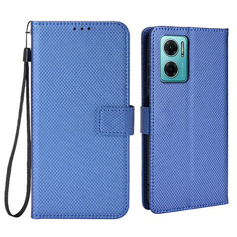 Funda de Cuero Cartera con Soporte Carcasa BY1 para Xiaomi Redmi Note 11E 5G Azul