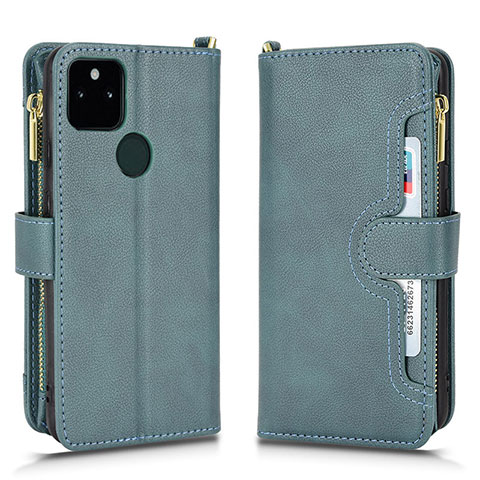 Funda de Cuero Cartera con Soporte Carcasa BY2 para Google Pixel 5a 5G Verde