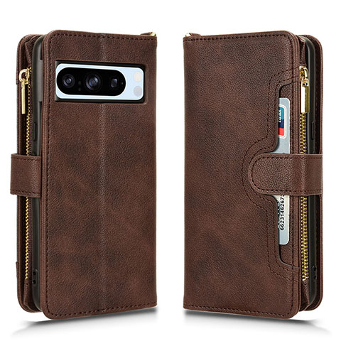 Funda de Cuero Cartera con Soporte Carcasa BY2 para Google Pixel 8 Pro 5G Marron